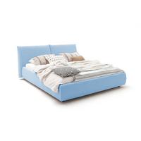 POLSTERBETT HENRY Hellblau Cord - Hellblau, Textil (200/200cm) - KAWOLA
