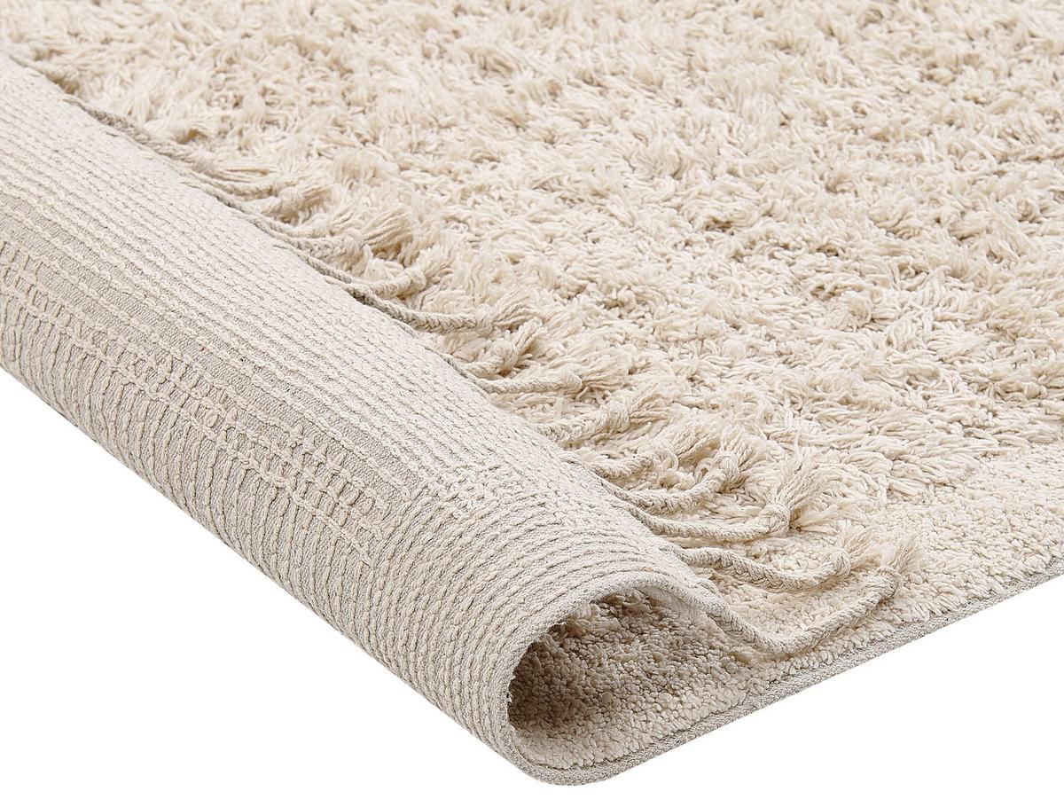SHAGGY-TEPPICH Bitlis 200/140 cm - Beige, Textil (140/200cm) - Beliani