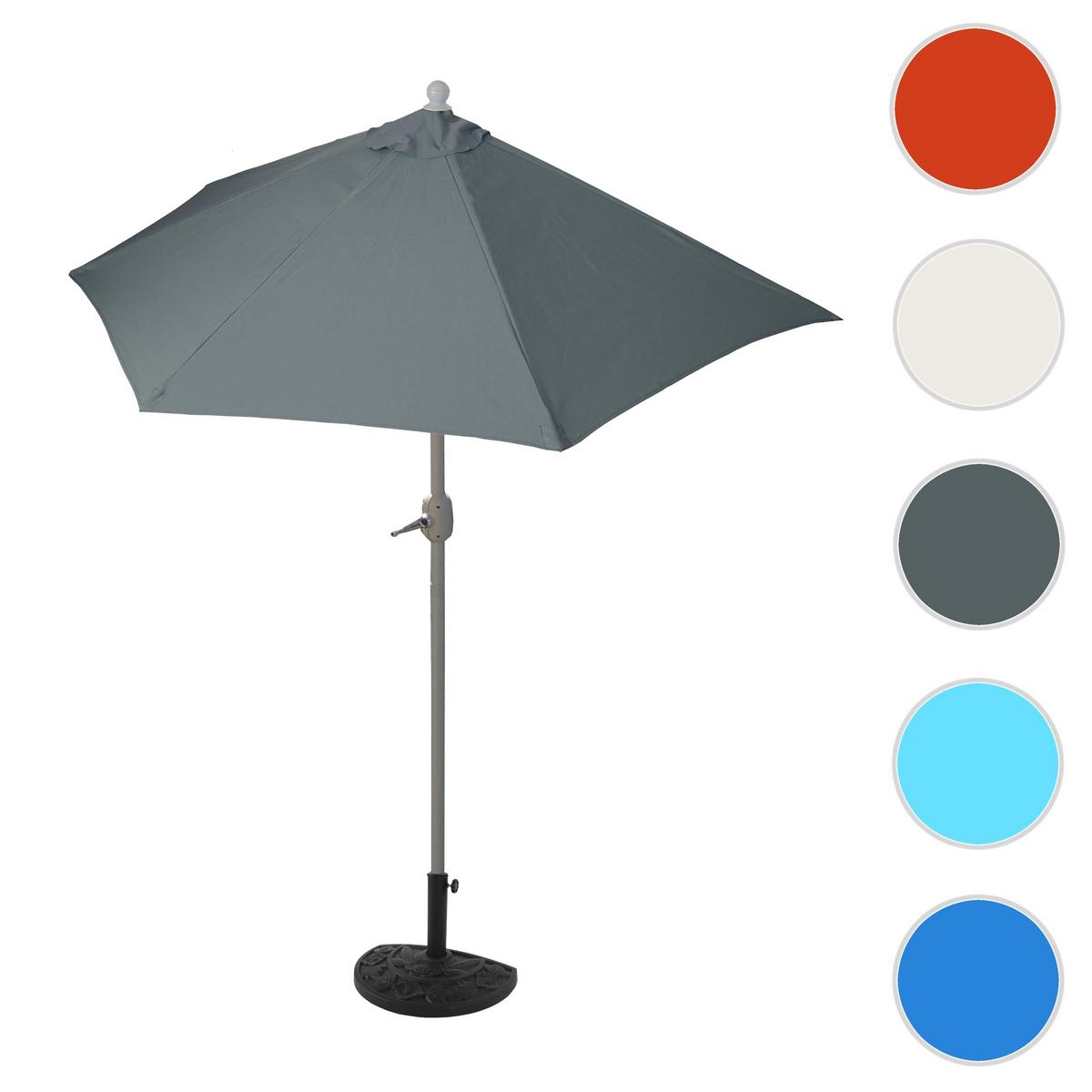 SONNENSCHIRM I Anthrazit - Anthrazit, Textil (260/135cm) - MCW