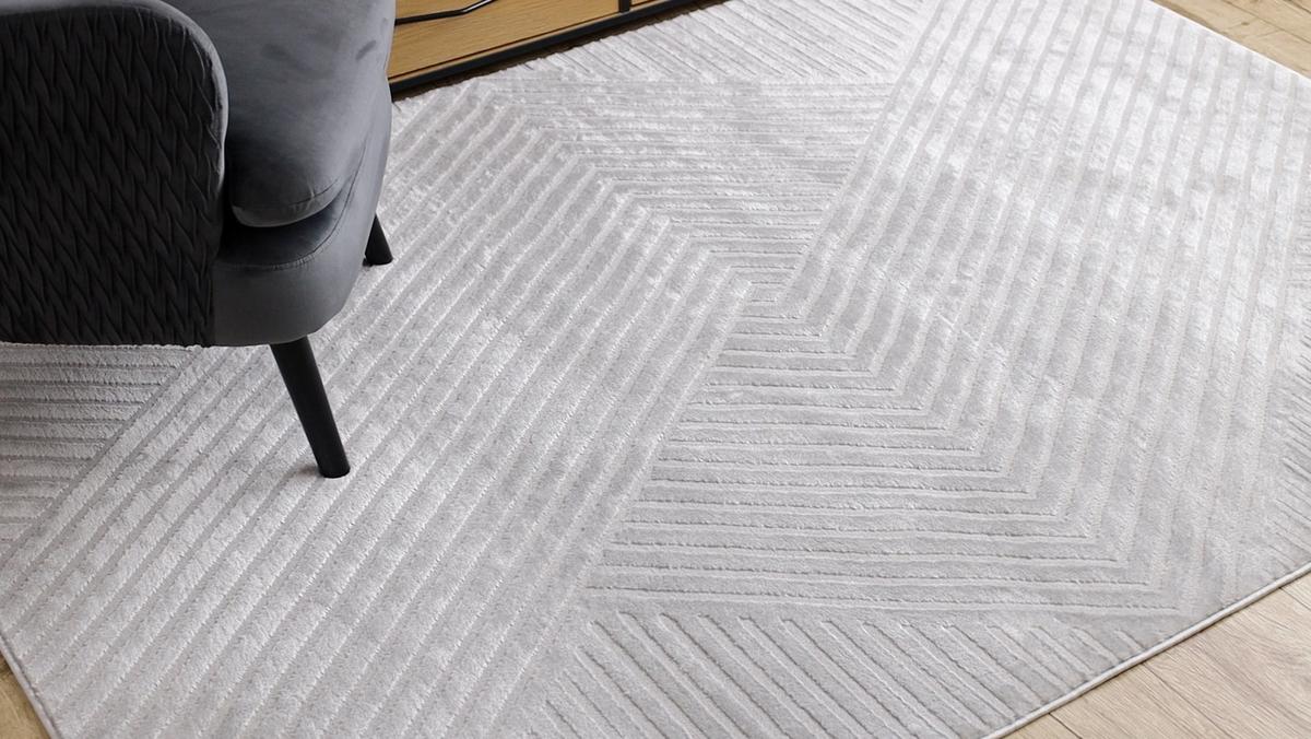TEPPICH Balance 120/170 cm - Grau, Textil (120/170cm) - rugsX