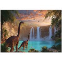 FOTOTAPETE Kinderzimmer Junge Dinosaurier 350x250 - Multicolor, Papier (350/250cm) - Wallarena