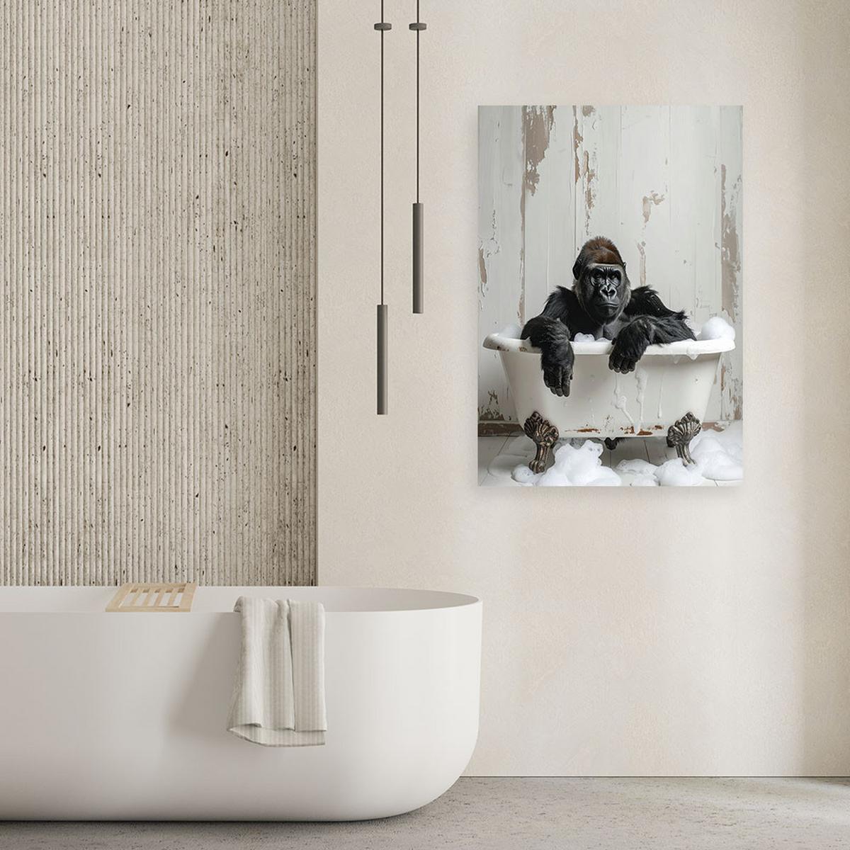 LEINWANDBILD Tiere 40x60cm - Grau, Textil (40/60cm) - Feeby