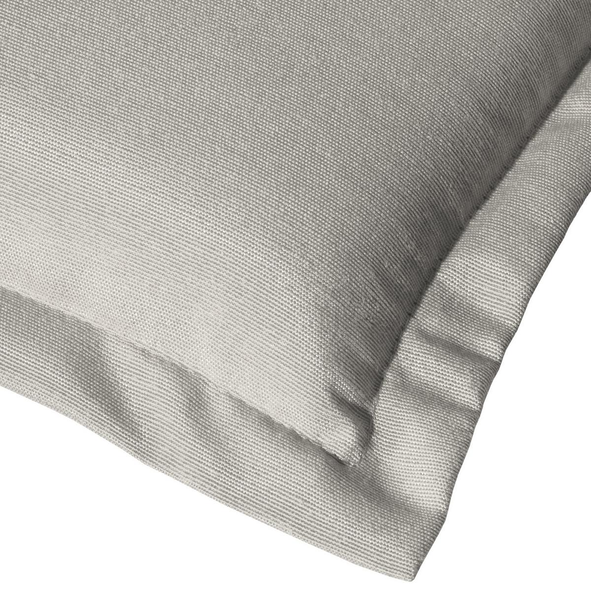 HOCHLEHNERAUFLAGE Loft HL 120/50/6 Hellgrau - Hellgrau, Textil (50/6/120cm) - Beautissu 