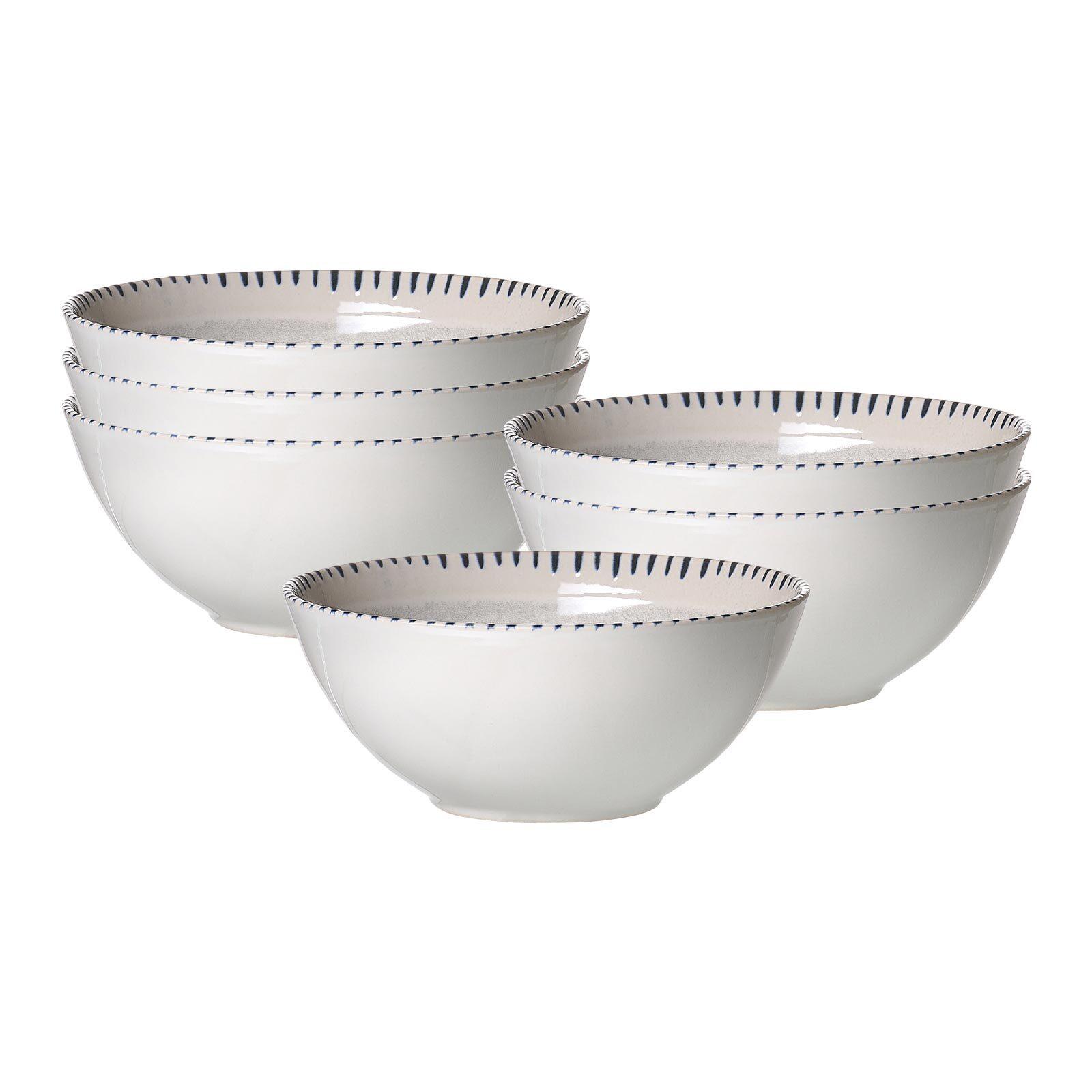 MÜSLISCHALEN Natura Grau ø 16,5 cm 6er Set - Grau, Keramik (16.5cm) - Ritzenhoff Breker