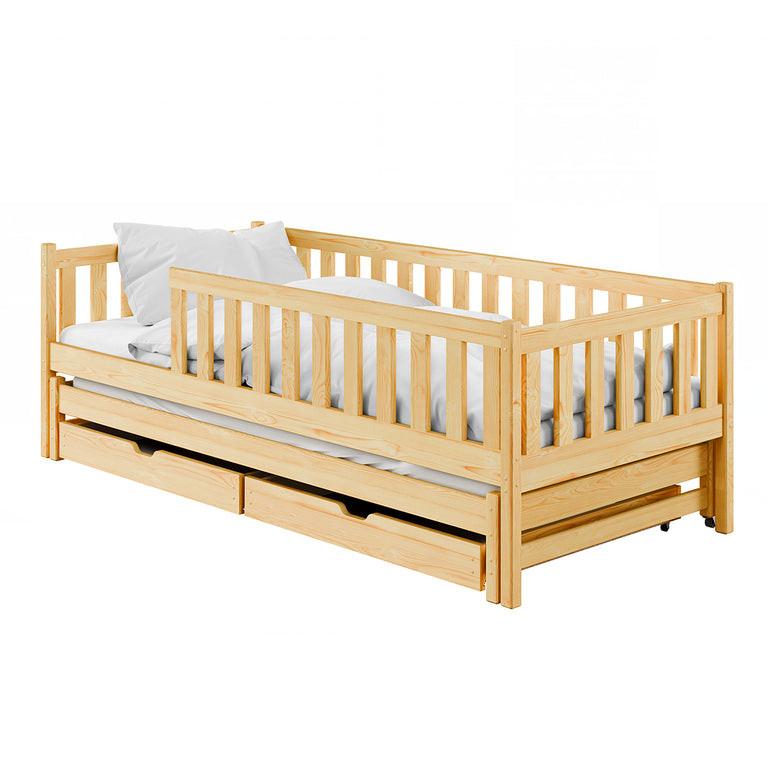 BETT 90/190 Antoine Holz - Braun, Holzwerkstoff (90/190cm) - Petits-meubles
