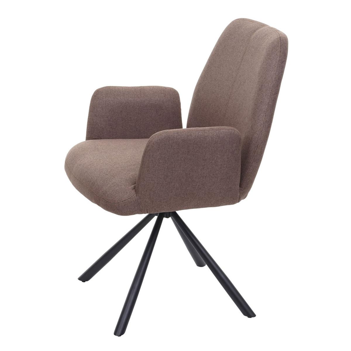 ESSZIMMERSTUHL Braun - Braun, Textil (60/86/66cm) - MCW