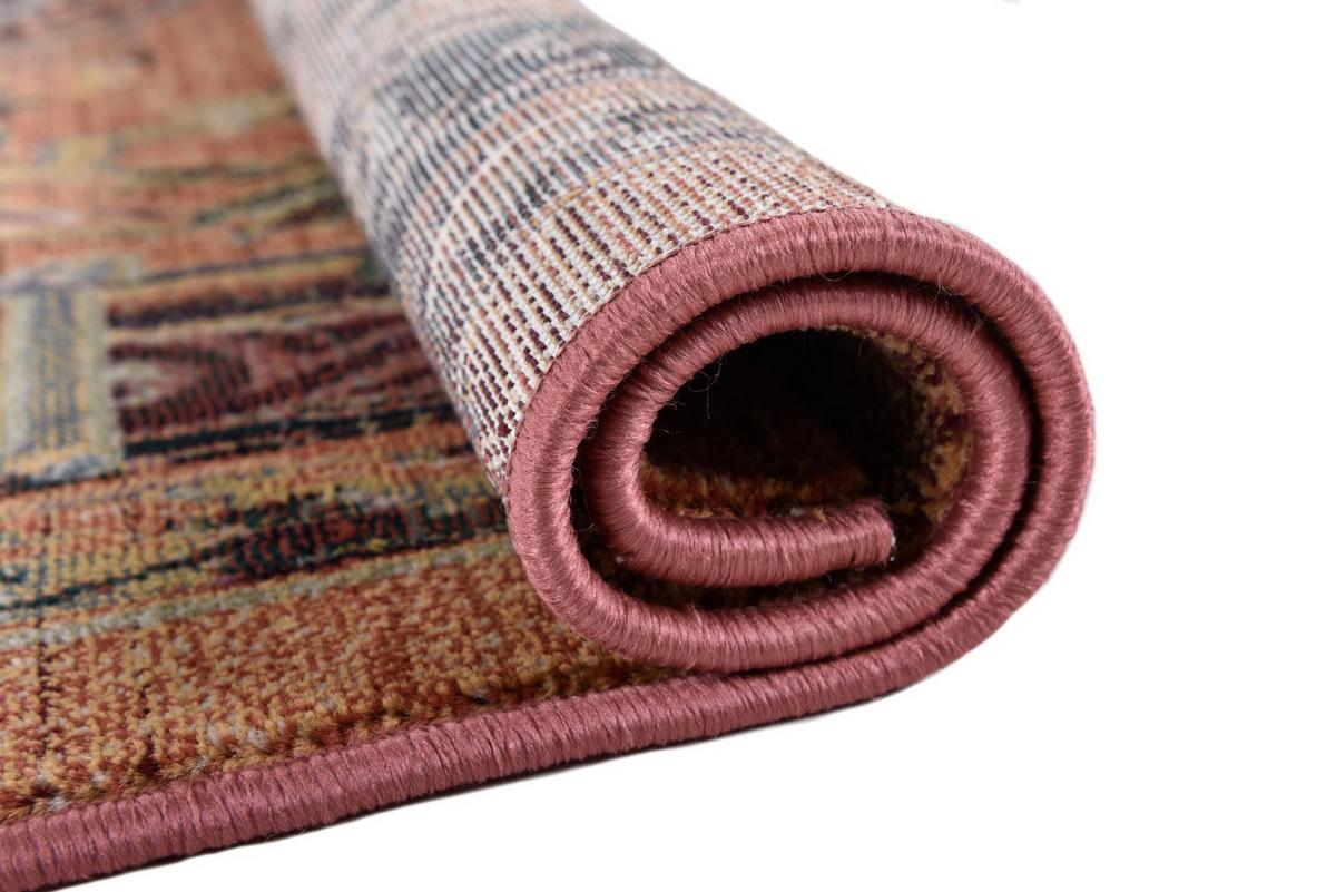 WEBTEPPICH Gabiro 856 160x160 cm - Rostfarben, Textil (160/160cm) - THEKO