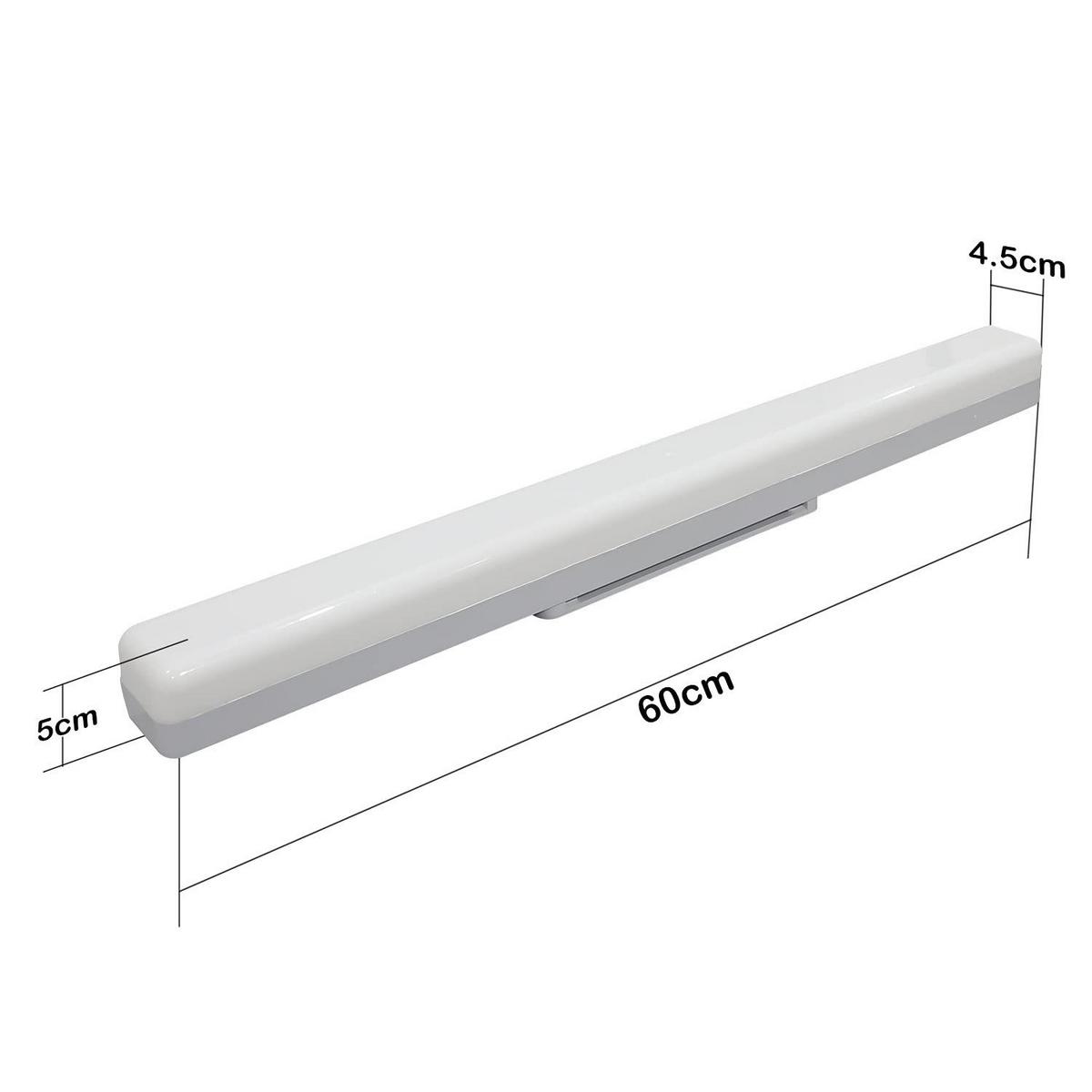 LED-DECKENLEUCHTE Aatrox 60/4.5/5cm - Weiß, Metall (60/4.5/5cm) - ZMH