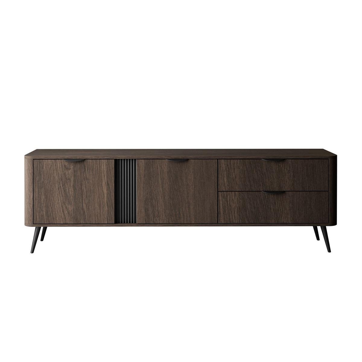 TV-SCHRANK TWILIGHT 2D2D mit Schubladen - Eichefarben, Holzwerkstoff (195/61/38cm) - Lookway