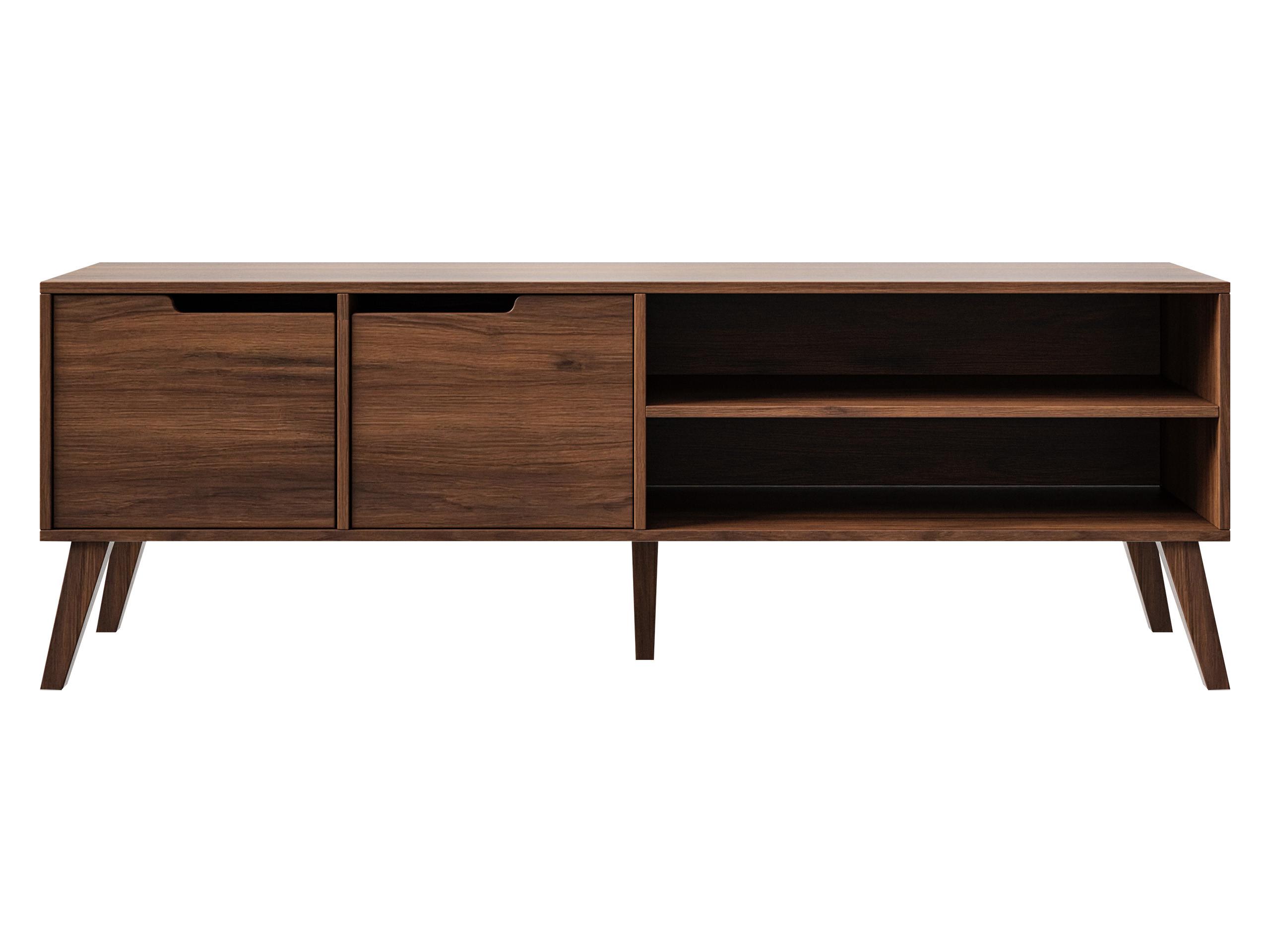 TV-LOWBOARD Nordelo 160 - Nussbaumfarben, Holz/Holzwerkstoff (160/55/40cm) - MIRJAN24
