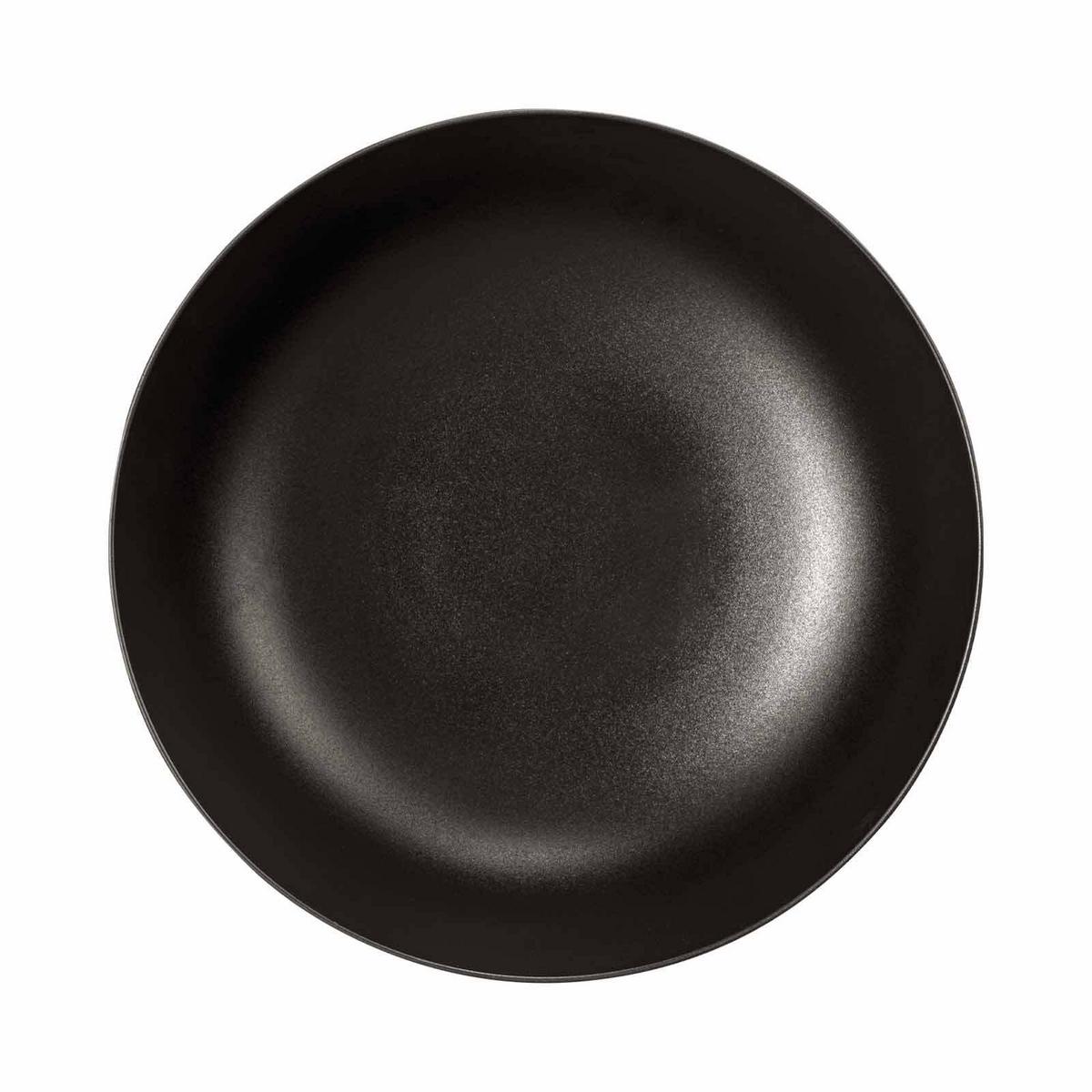 SCHÜSSEL Liberty Velvet Black schwarz ø 28 cm - Schwarz, Keramik (28.2cm) - Seltmann Weiden