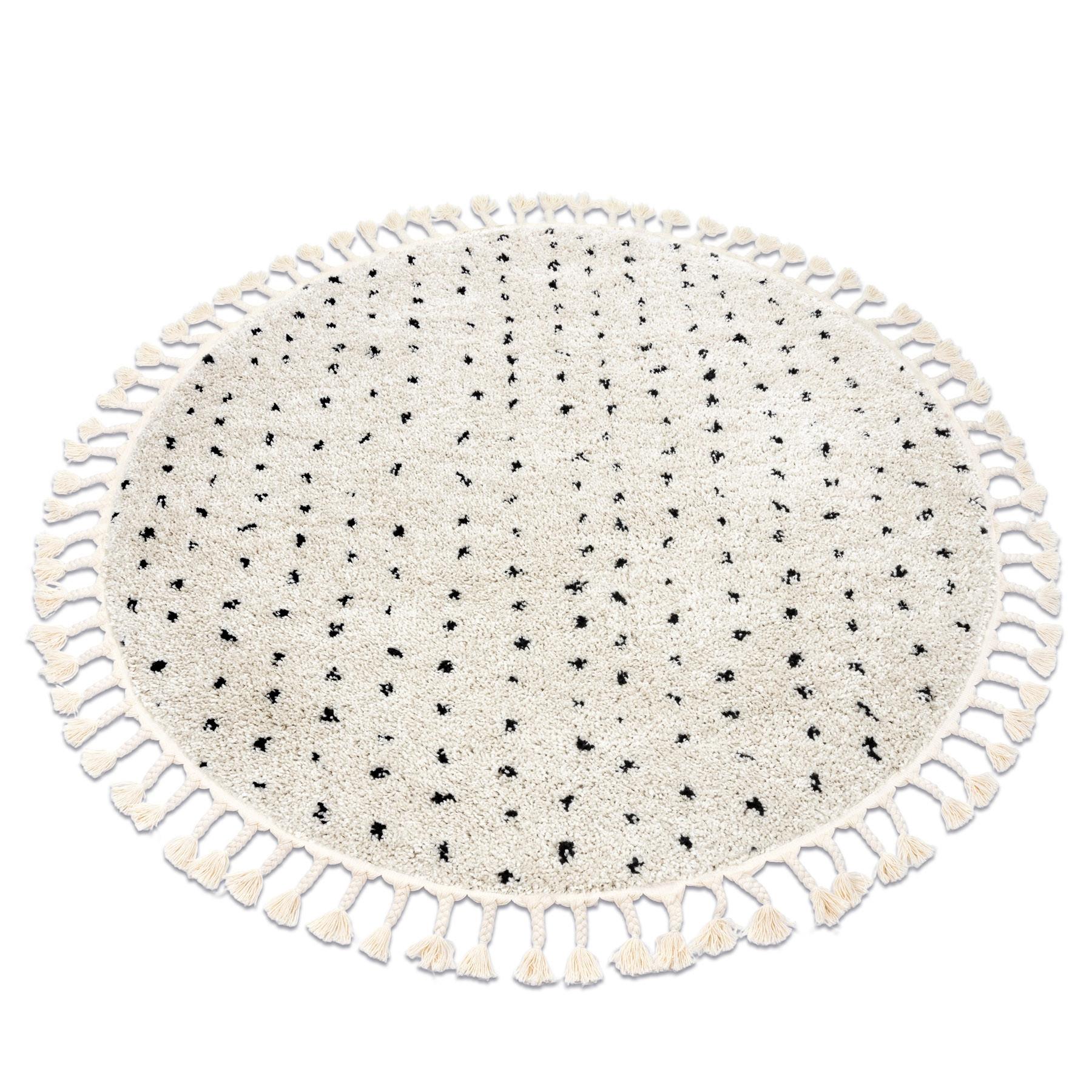 TEPPICH Berber 160 cm - Creme, Textil (160/160cm) - rugsX