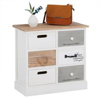 KOMMODE SALVA weiß - Weiß, Holz (54/51/27cm) - CARO-Möbel