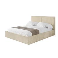 POLSTERBETT mit Bettkasten und Lattenrost, Boxbett ohne Matratze - VANTO 180x200 Beige - Ecru, Holzwerkstoff/Textil (180/200cm) - ALTDECOR