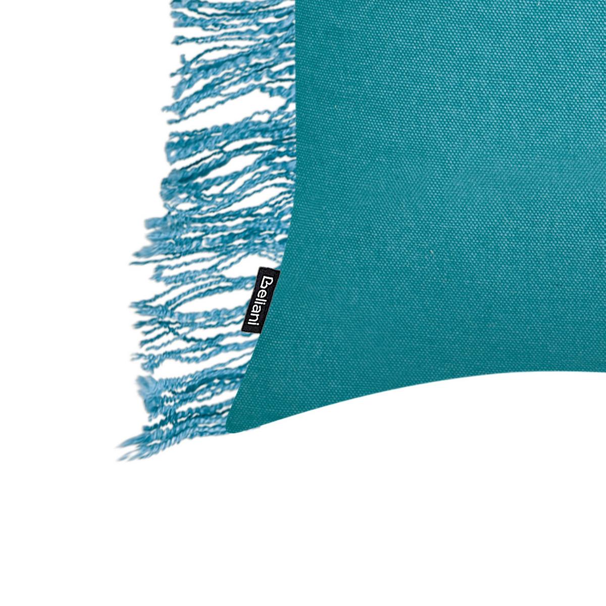 DEKOKISSEN 2er-Set Blau 50/35 cm Maba - Blau, Textil (35/50cm) - Beliani