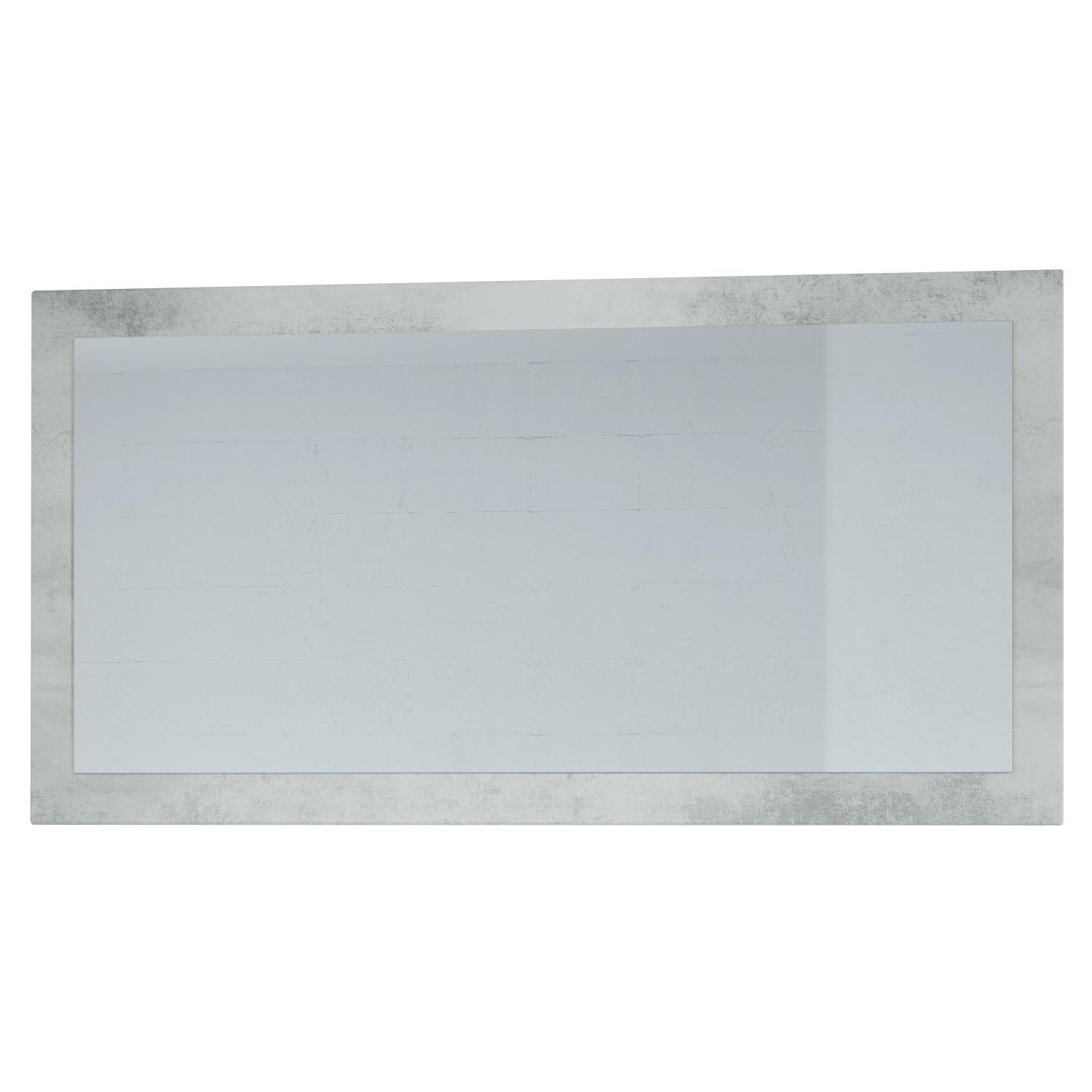 SPIEGEL Lima Beton Oxid Optik - Hellgrau, Holzwerkstoff (110/52/2cm) - Vladon