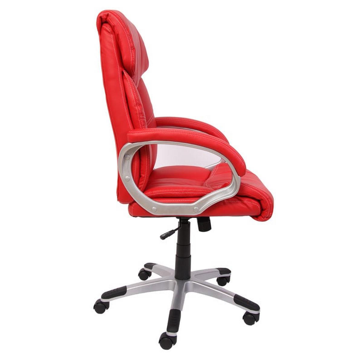 BÜROSTUHL Rot - Rot, Textil (73/120/78cm) - MCW