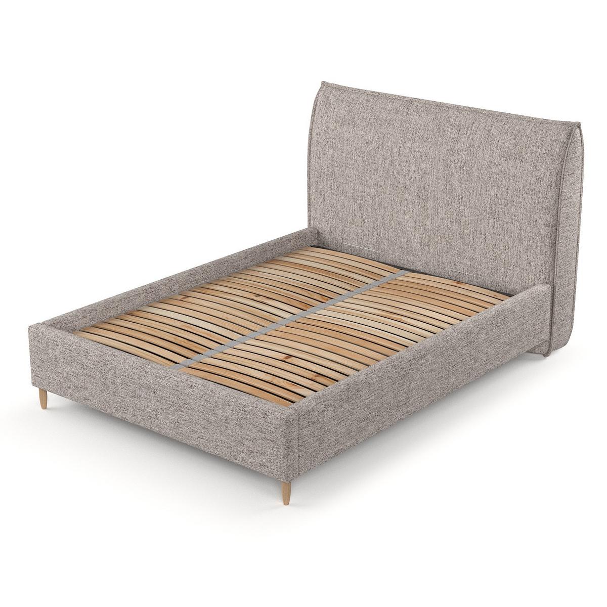POLSTERBETT Mira 140/200 cm Beige im Neve Stoff - Beige/Naturfarben, Holz/Holzwerkstoff (140/200cm) - AltaBeds