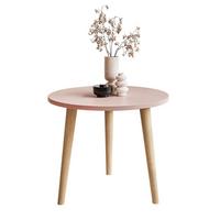 COUCHTISCH HARMONY Natürlich Rosa - Rosa, Holzwerkstoff (67/67/49cm) - Lookway