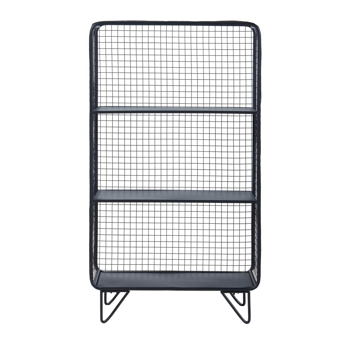 STANDREGAL Volda - Schwarz, Metall (50/90/19cm) - [en.casa]