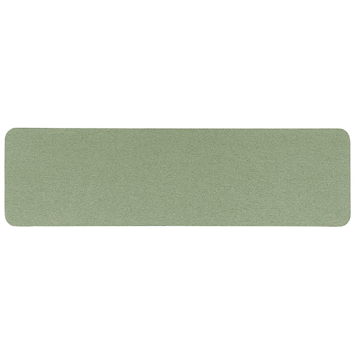 SCHREIBTISCHTRENNWAND 160 x 40 cm Hellgrün Wally - Grün, Textil (160/40/2cm) - Beliani