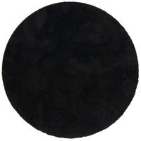 HOCHFLOR SUPER SOFT TEPPICH SILKY RUND - Schwarz, Textil (200/200cm) - Pergamon