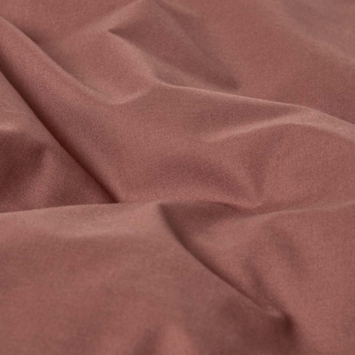 KISSENBEZUG für V-Form-Kissen, Perkal, Fadendichte 200 - Braun, Textil (38/76cm) - Homescapes