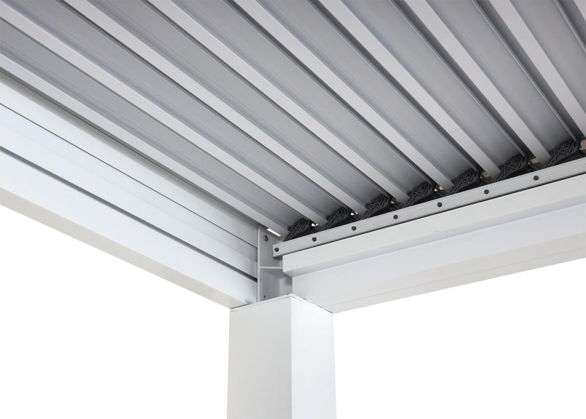 PERGOLA Weiß - Weiß, Metall (300/220/300cm) - MCW