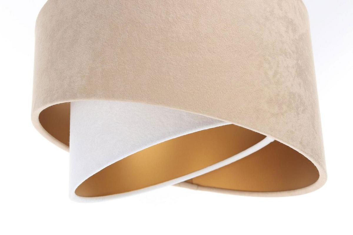 HÄNGELEUCHTE Weiß 30/18 cm - Beige, Kunststoff (30/0.3/18cm) - ONZENO