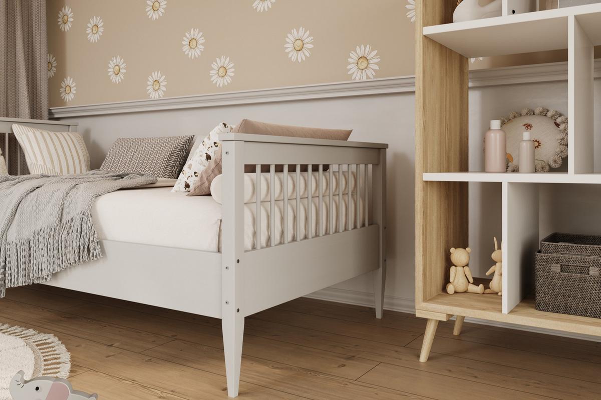 KINDERBETT Emili 80/90 -160/180/200 cm Weiß 80/200 - Weiß, Holz (80/200cm) - RAUMHIRSCH FURNITURE