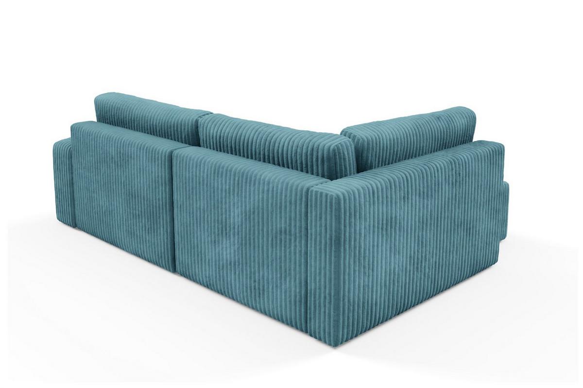 ECKSOFA Natalia Xl - Blau, Holzwerkstoff/Textil (182/245cm) - Fun Möbel