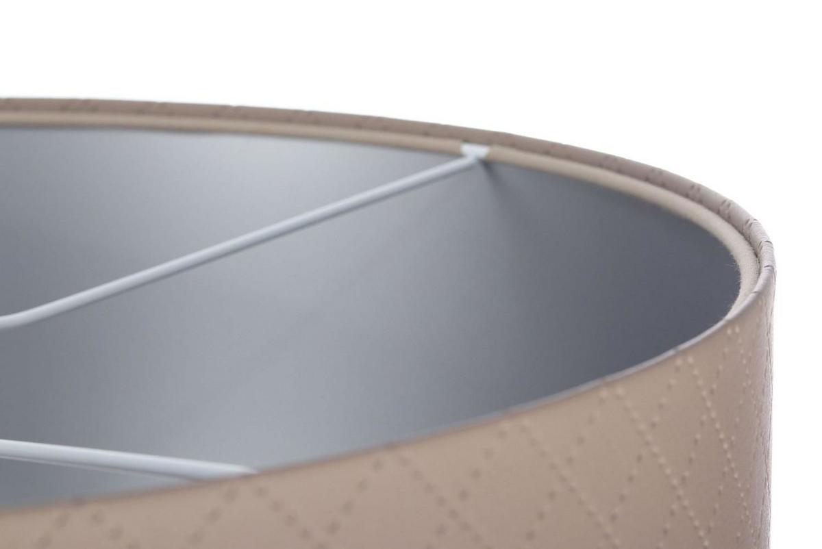 HÄNGELEUCHTE Silber 60/30 cm - Beige/Silberfarben, Kunststoff (60/1.1/30cm) - ONZENO