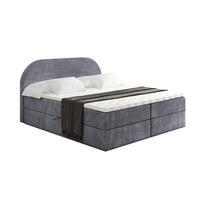 BOXBETT mit Matratze H3 und Lattenrost - NOX - 180x200 - Dunkelgrau Casablanca - Dunkelgrau, Holzwerkstoff/Kunststoff (180/200cm) - ALTDECOR