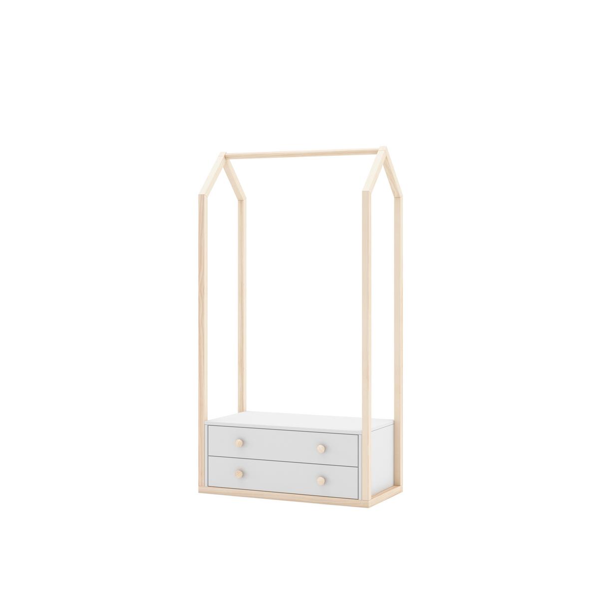 SCHRANK Esteban Beige 80/40/170 cm - Beige, Holz (40/170/80cm) - Calicosy