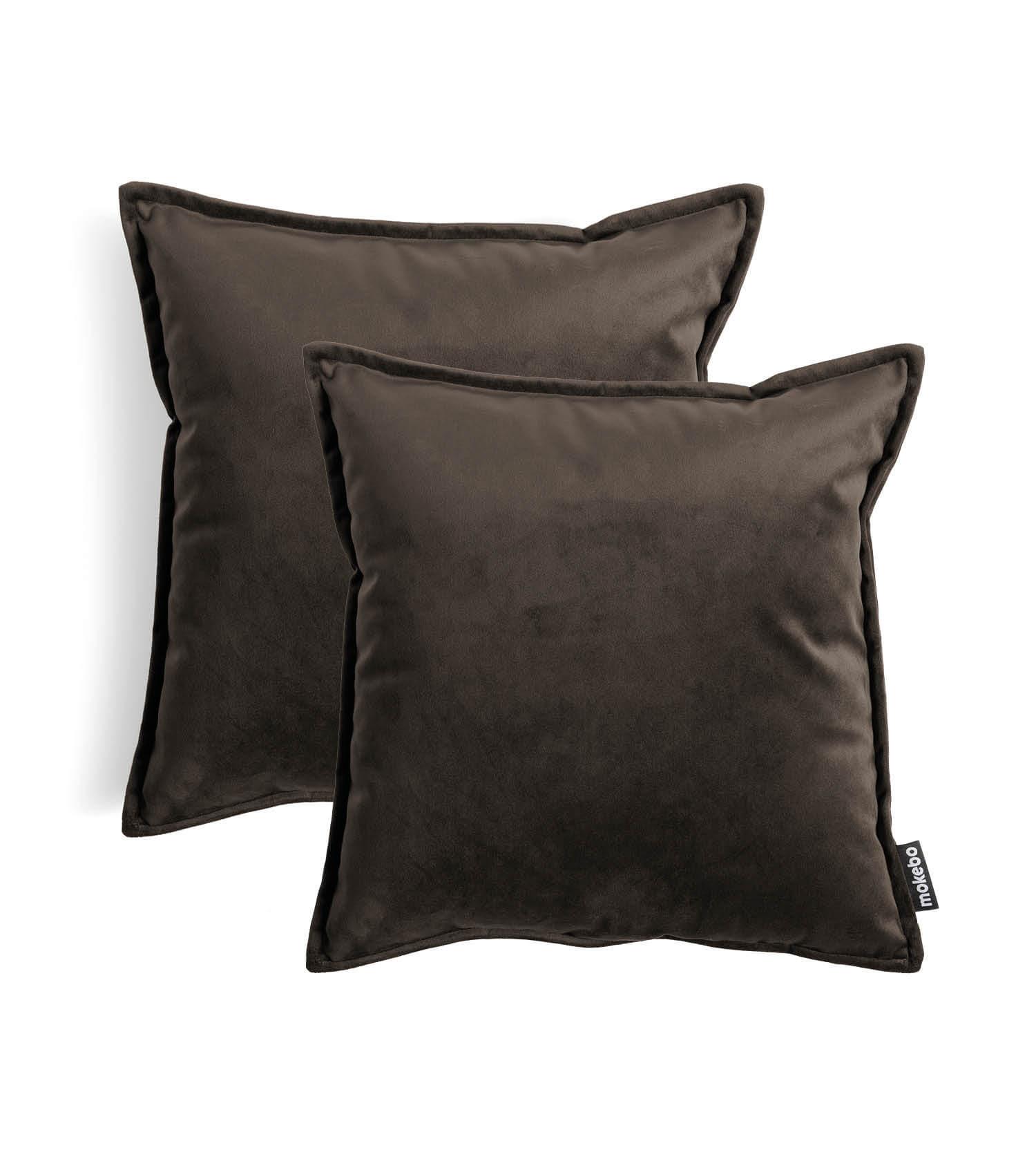 DEKOKISSEN SET Cuddle - Braun, Textil (45/45cm) - Mokebo