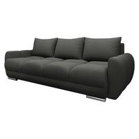 SCHLAFSOFA Logo 3 - Anthrazit/Silberfarben, Holz/Kunststoff (234/89/97cm) - MIRJAN24