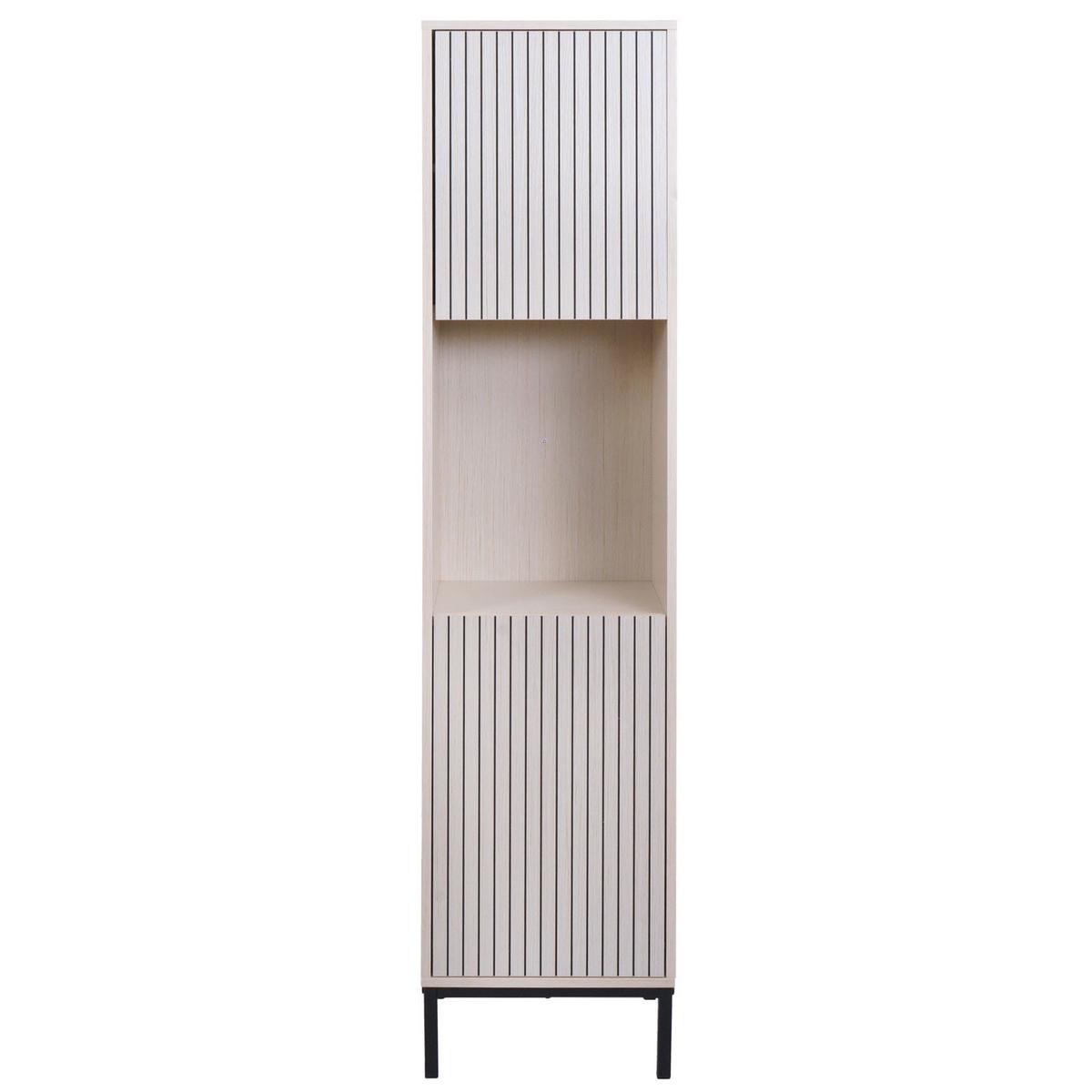 HOCHSCHRANK Beige - Beige, Holzwerkstoff (39/174/30cm) - MCW