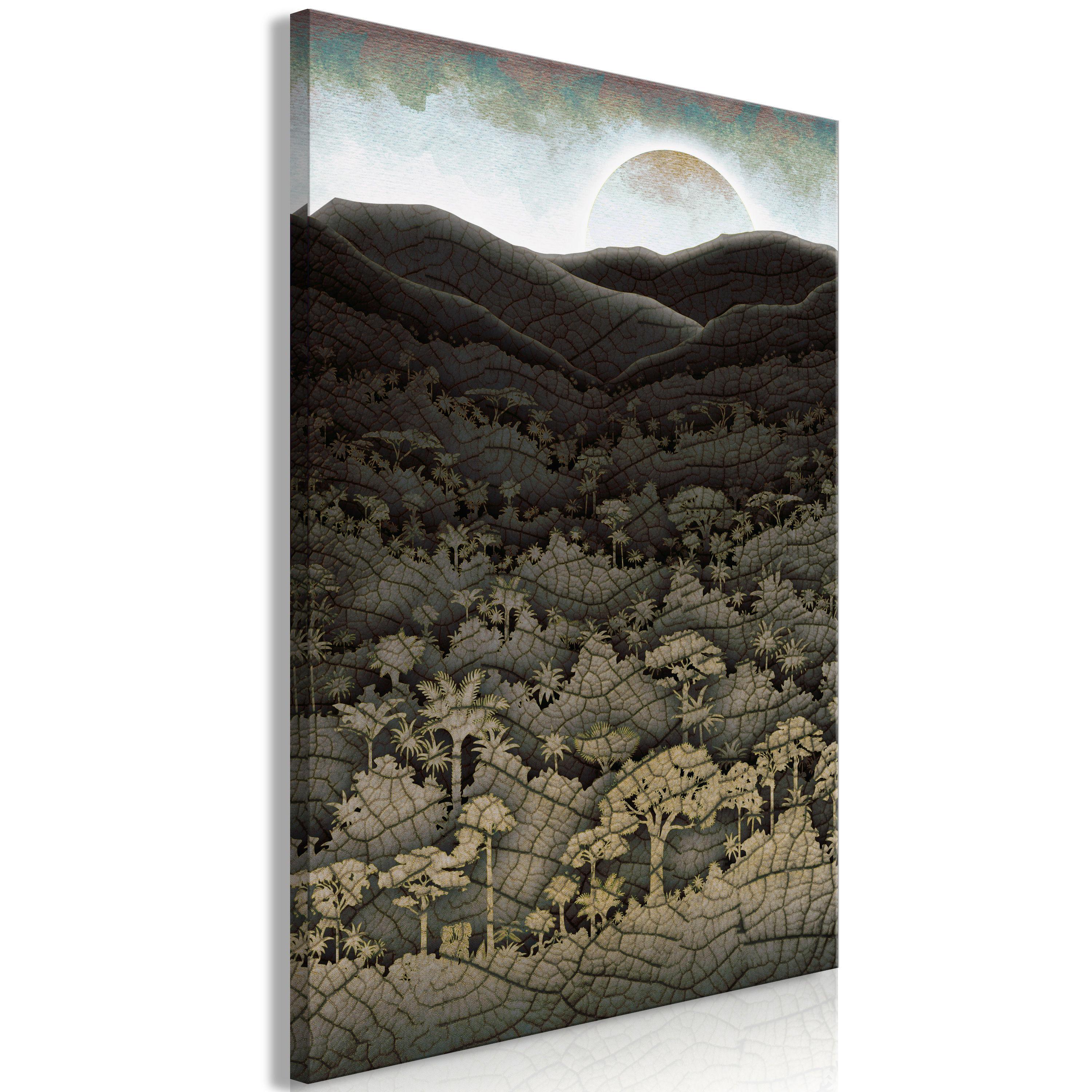 KUNSTDRUCK Braun 40/60 cm - Braun/Grau, Textil (40/60cm) - KUNSTLOFT
