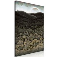 KUNSTDRUCK Braun 40/60 cm - Braun/Grau, Textil (40/60cm) - KUNSTLOFT
