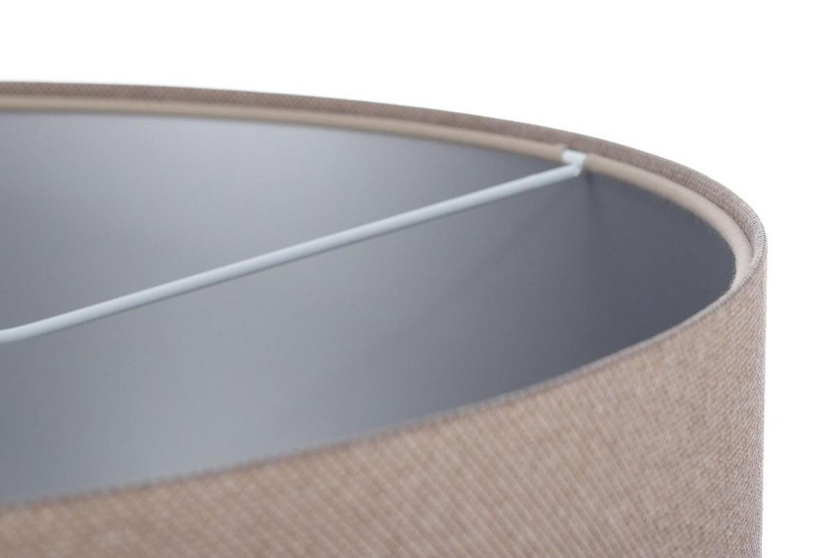 HÄNGELEUCHTE Silber 60/30 cm - Beige/Silberfarben, Kunststoff (60/1.1/30cm) - ONZENO