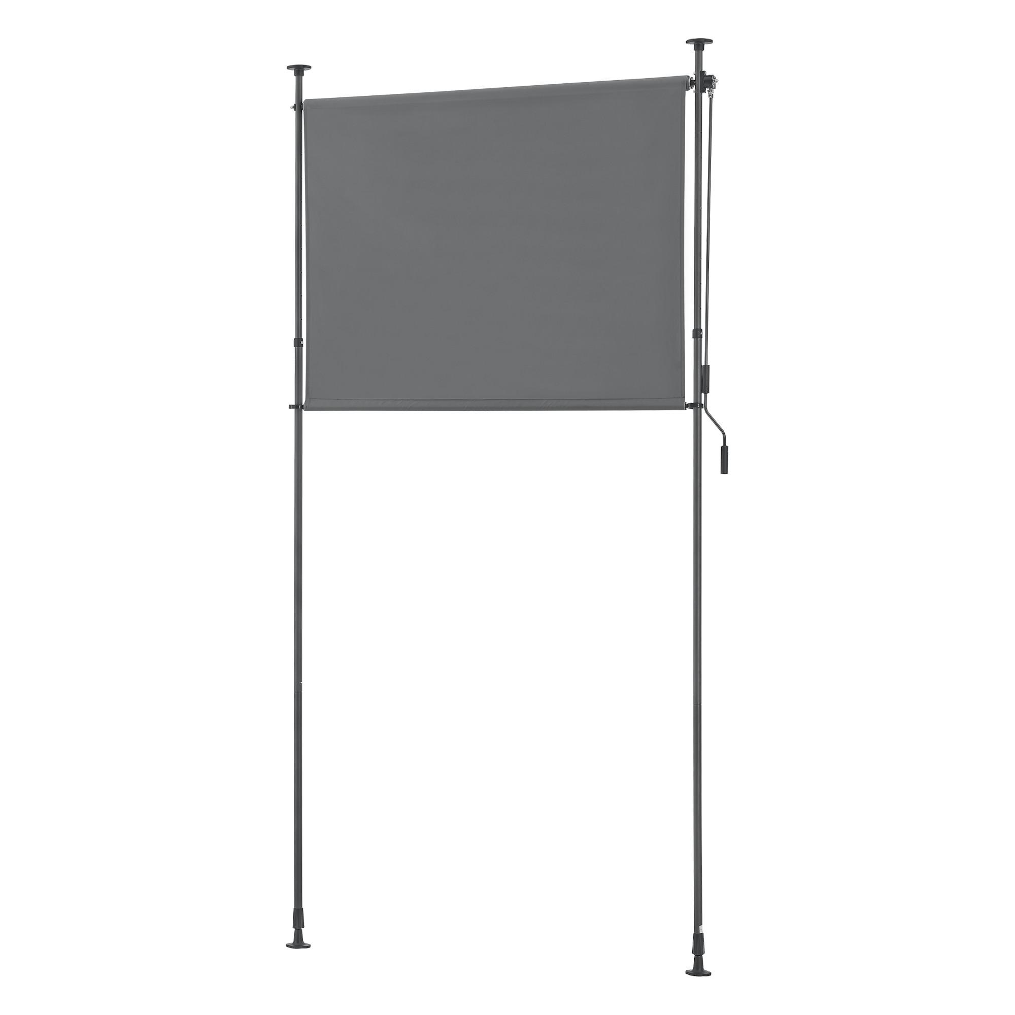 KLEMMMARKISE Cimarra - Dunkelgrau, Textil/Metall (150/270cm) - pro.tec