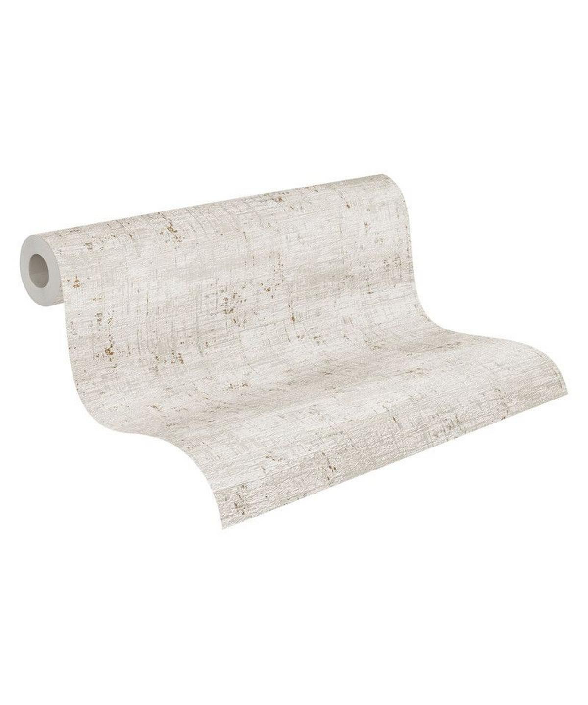 VLIESTAPETE Grau 53/1005 cm - Weiß, Textil (53/1cm) - KUNSTLOFT