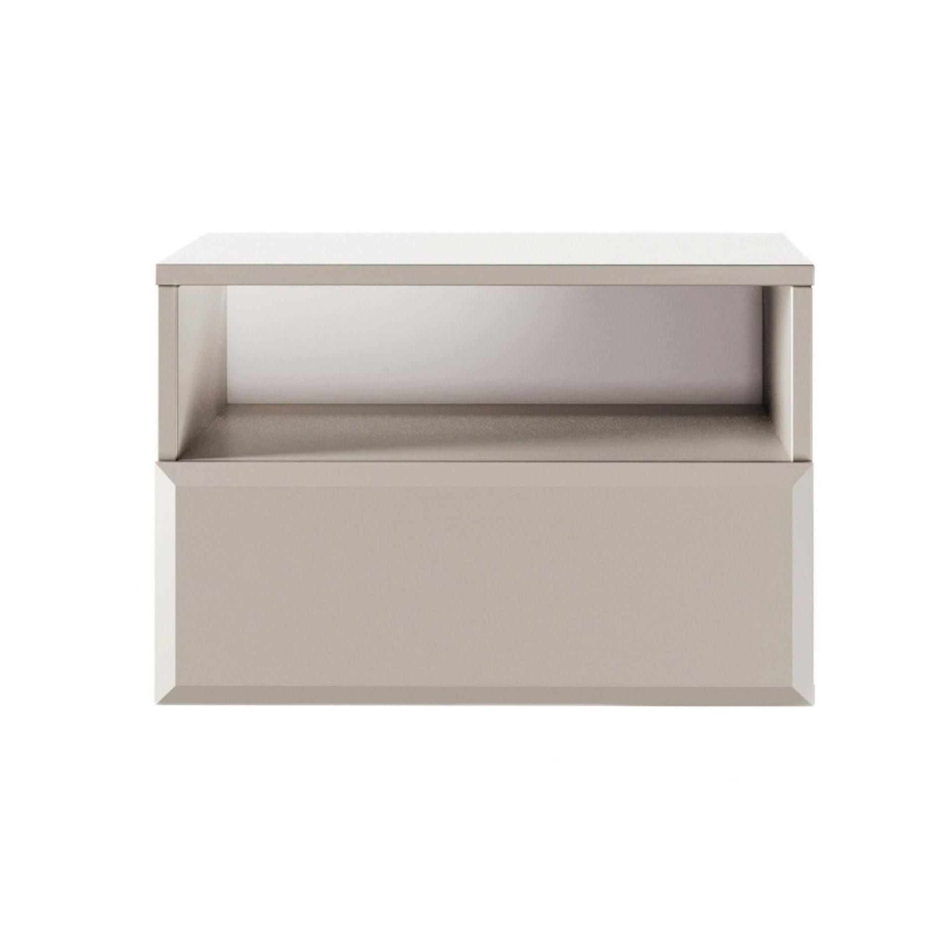 NACHTKONSOLE Chocolated Beige 54 cm - Beige, Holz/Holzwerkstoff (54/46.5/39cm) - Selsey