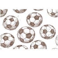 FOTOTAPETE Für einen Jungen Fußball Beige 200x140 cm - Multicolor, Papier (200/140cm) - Wallarena