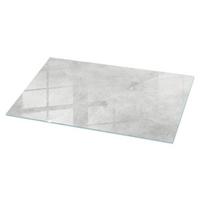 TISCHPLATTE 60x60 cm Betonstruktur mit Kratzern - Hellgrau, Glas (0.4/100/50cm) - TULUP