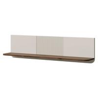 WANDBOARD Marly RE19 - Kaschmir/Nussbaumfarben, Holzwerkstoff (120/30/22cm) - MIRJAN24