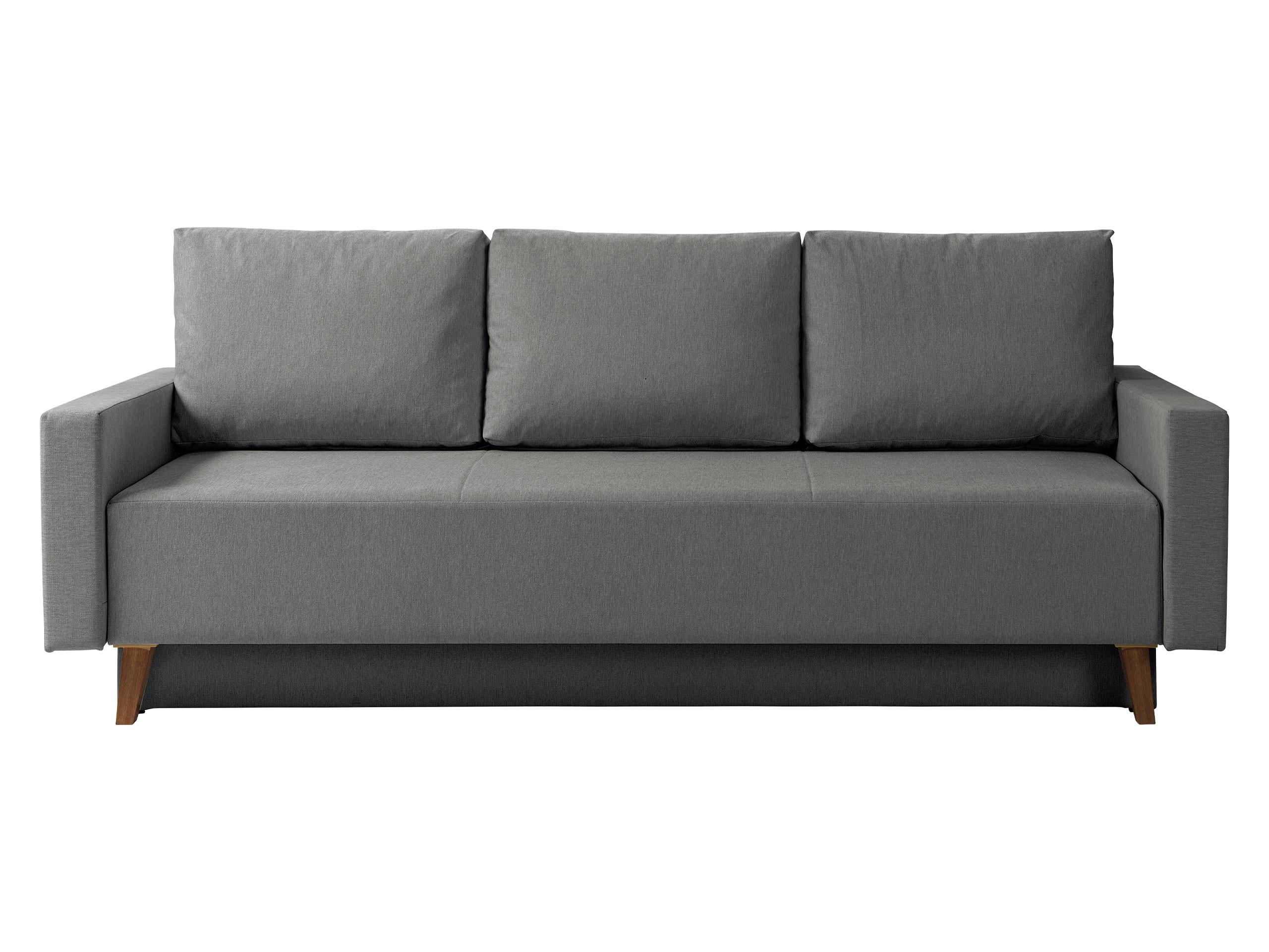 SCHLAFSOFA Oviedo - Grau, Holz/Kunststoff (215/86/95cm) - MIRJAN24