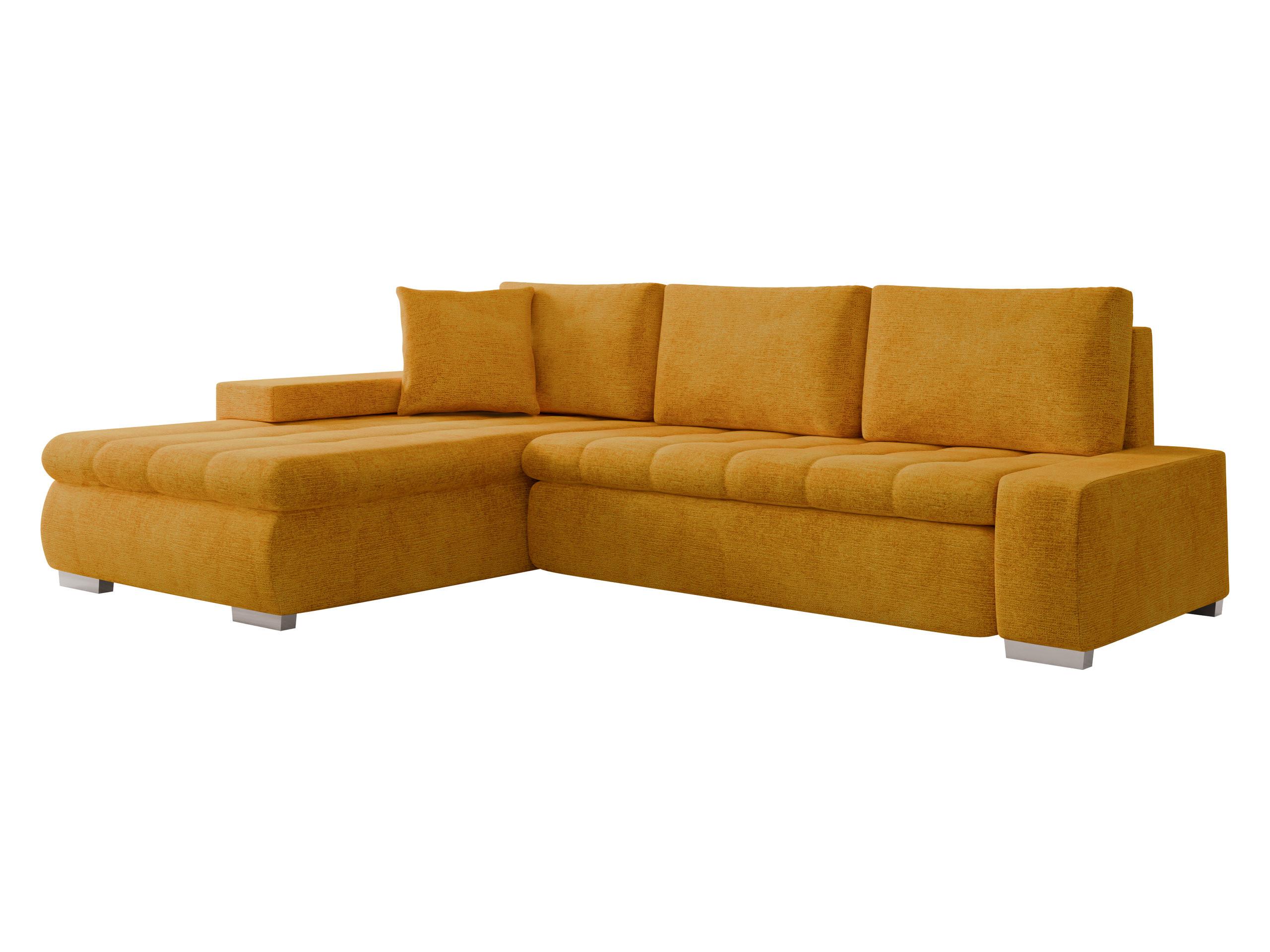 ECKSOFA Orkan Mini - Currygelb, Holz/Textil (265/185cm) - MIRJAN24