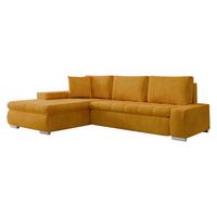 ECKSOFA Orkan Mini - Currygelb, Holz/Textil (265/185cm) - MIRJAN24