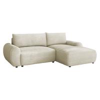 ECKSOFA Bello, Seite: Rechts - Schwarz/Naturfarben, Holz/Kunststoff (267/177cm) - MIRJAN24